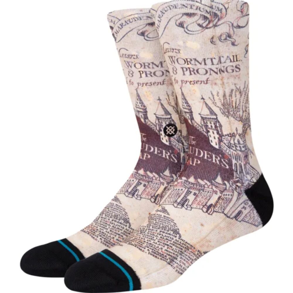 Stance Harry Potter Solemnly Swear Crew Socks Size Large (9-13) NWT